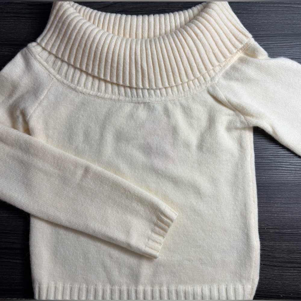 Edikted Cream Cowl Neck Sweater